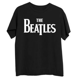 MEN'S COTTON T-SHIRT The Bitles writing print on chest and back side