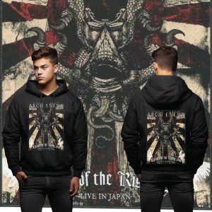 Mens Long Sleeve COTTON TERRY FLECE Drawstring Pullover Hoodie  Printed Graphic Comfy Hooded  Arch enimy -hudi 2