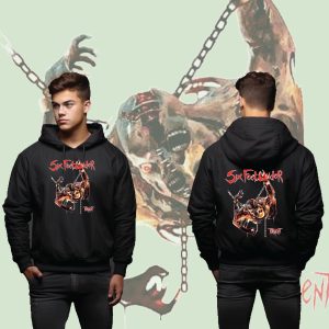 Mens Long Sleeve COTTON TERRY FLECE Drawstring Pullover Hoodie  Printed Graphic Comfy Hooded  Six feet Under hudi - 1