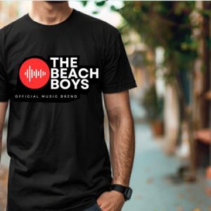 MEN'S COTTON T-SHIRT  Beach Boys  print on chest