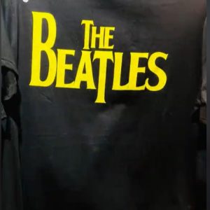 MEN'S COTTON T-SHIRT The Bitles writing Picture print on chest and back side
