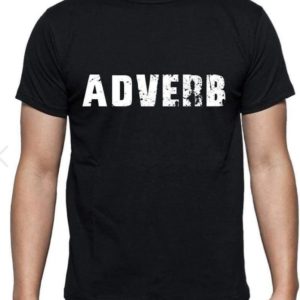 MEN'S COTTON T-SHIRT  Adverb Print on chest