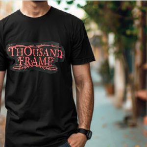 MEN'S COTTON T-SHIRT Thousand Print on chest