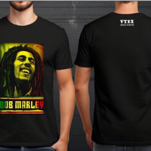 MEN'S COTTON T-SHIRT BOB Merley print on chest