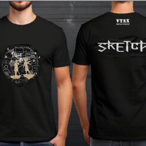 MEN'S COTTON T-SHIRT chilo kotha Print on chest