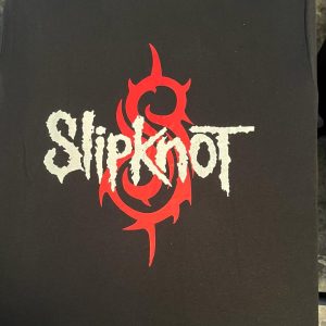 MEN'S COTTON T-SHIRT SLIPKNOT RED PRINT